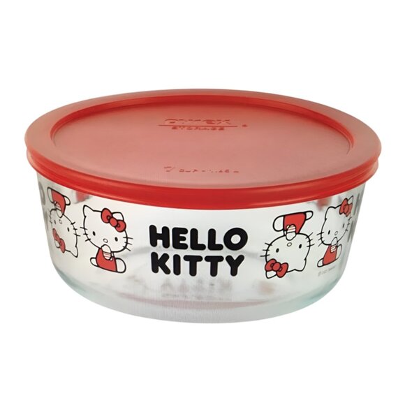 Hello Kitty Pyrex Container - Picture 1 of 5
